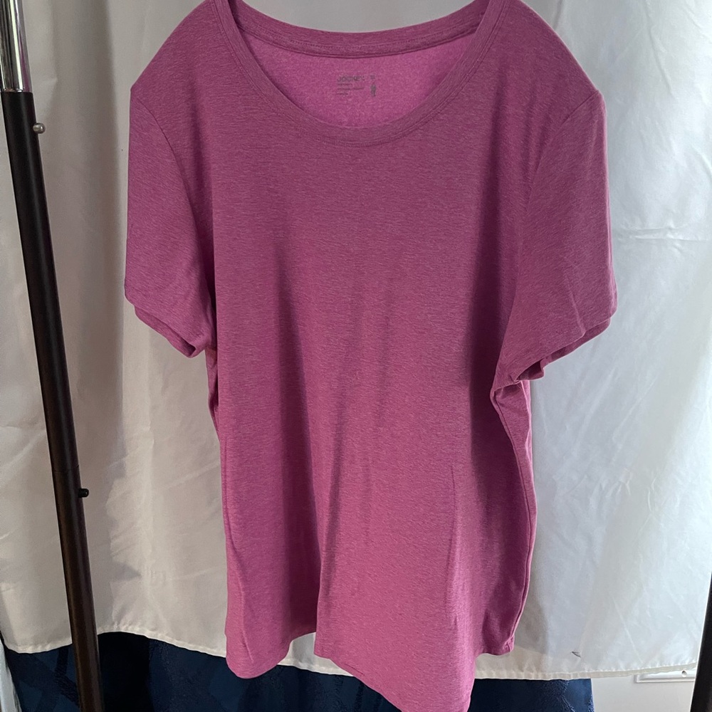Jockey Pink Relaxed Short Sleeve Tee